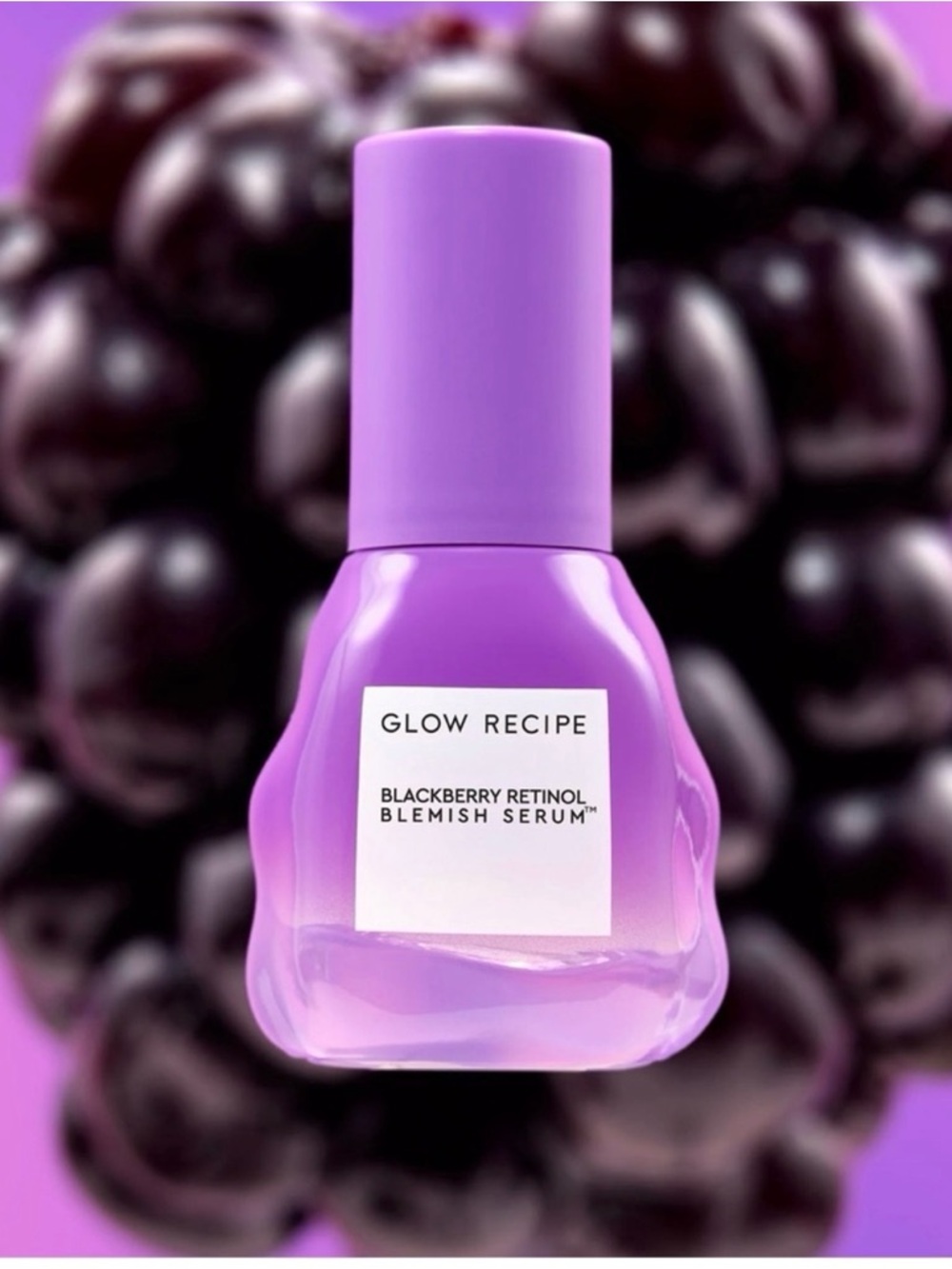 Glow Recipe Blackberry Retinol Blemish Serum - Purple Bottle
